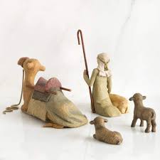 Willow Tree Hand Painted Sculpted Figures Shepherd And Stable Animals 4 Piece Set See This Excellent Prod Willow Tree Nativity Willow Tree Pets For Sale