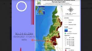 Hasil analisis bmkg menunjukkan gempabumi ini berkekuatan m 7,2 yang selanjutnya dilakukan pemutakhiran. Bmkg Selama April 2021 Sulbar Diguncang Gempa 10 Kali Tribun Timur