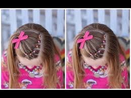 Little girl hairstyles must be easy but cute. Fast And Simple Elastic Half Up Hairstyle Youtube Half Up Hair Up Hairstyles Little Girl Hairstyles