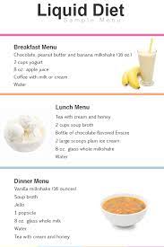 Liquid Diet Plan Liquid Diet Recipes Liquid Diet Plan Liquid Diet