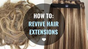 Hair weaves are a popular way of adding luster and length to your natural hair. How To Revive Hair Extensions Restore Old Extensions Zala Youtube