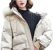 Amazon.com: Women's Thickened Cotton Jacket Winter Short ...