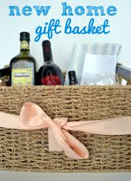 When someone gives a neighbor a welcome to the neighborhood basket. Diy Housewarming Party Gift Basket With A Sentimental Twist
