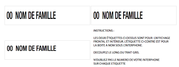 We did not find results for: Modeles D Etiquettes Pour Les Boites Aux Lettres Et La Boite A Nom De L Interphone 14avenue Com