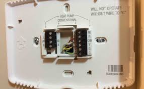 Separate the thermostat from the backplate to expose the connections and mounting holes. Honeywell Thermostat 4 Wire Wiring Diagram Tom S Tek Stop