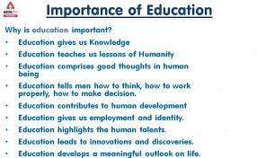 Importance of Education Essay- What is Education Importance in Our ...