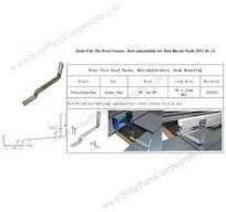 Solar Flat Tile Roof Hooks , Non-adjustable for Side ...