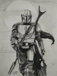 The Mandalorian Star Wars Art Drawings Star Wars Art Drawings Sketch Star Wars Drawings