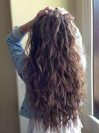 46 Trendy Ideas Hair Long Brown Wavy Curls Brunette Hair Color Natural Wavy Hair Permed Hairstyles
