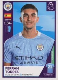 Ferran torres fm 2021 scouting profile. 405 Ferran Torres Manchester City Premier League 2021 Sticker Football Cards Direct