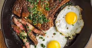 Best Steak Eggs Breakfast Recipe With Chimichurri Tasting Table Breakfast Steak And Eggs Steak Breakfast Egg Recipes For Breakfast