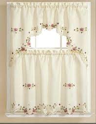 Super angebote für kitchen curtains hier im preisvergleich. Alisha Elegant Embroidered Kitchen Curtain Swag Curtains Green Kitchen Curtains Kitchen Curtains
