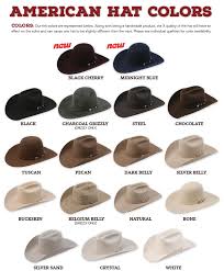 Hat Sizes Shapes And Colors American Hat Company