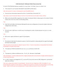 You can learn about three measures of center and one measure of spread in the.conversions gizmo answer key unit conversion gizmo worksheet answers pdfsolution answer 6. Worksheet 8 Molecular Orbital Theory Answer Key Ch 301 Docsity
