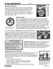 The answers to this question are very simple. A Very Big Branch Activities Fillable Pdf A Very Big Branch Name A Cabinet Departments Use The Word Bank To Fill In The Missing Words From The Graphic Course Hero