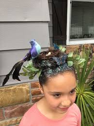 Yellow Bird With Crazy Hair Crazy Hair Day At School Bird Nest Crazy Hair Day At School Crazy Hair Crazy Hair Days