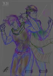 Caesar zeppeli x reader x joseph joestar』 here's the situation: Artstation Joseph Joestar Caesar Anthonio Zeppeli Digimei21