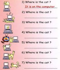 On this page, you can find a students should look at the picture and then write the correct preposition of place in the blank spaces. English Vocabulary English Language Learning English Prepositions