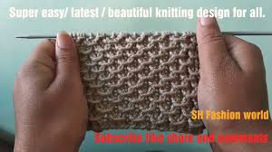 Latest and new knitting border design#174 for ladies /kids sweater, cardigan, jacket, hineck, kurti this border pattern is made on 12 stitches, and each segment of the pattern is done in 12 rows. Easy Beautiful Knitting Patterns Border Knitting Design For All In Hindi English Subtitles