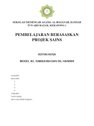 Contoh folio sejarah tingkatan 1. Contoh Kertas Kerja Projek Sains Pbl