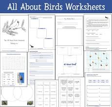 All About Birds Worksheets Bird Unit Study Bird Watching Journal Homeschool Science