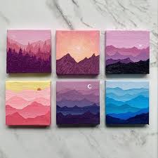 30 Diy Easy Canvas Painting Ideas For Beginners Diy Canvas Art Painting Diy Art Painting Mini Canvas Art