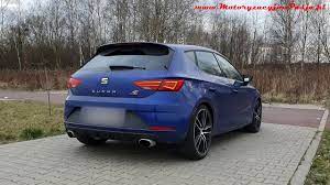 After the upgrade, the leon cupra r sportstourer brings a torque of 440 nm instead of 400 nm and 350 hp (257 kw) onto the road, which are realized with the auxiliary abt engine control unit. Seat Leon Cupra 5f Fl Remus Exhaust Sound Youtube