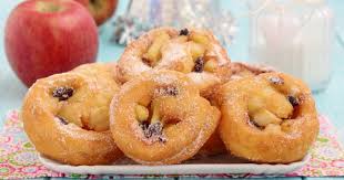 Beignets Aux Pommes Et Raisins Secs Recettes Faciles Recette Beignet Aux Pommes Raisins Secs Beignets