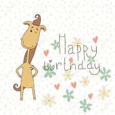 Wishing you a very happy birthday! Happy Birthday Card With A Cute Horse On A Color Background Royalty Free Cliparts Vectors And Stock Illustration Image 26036425