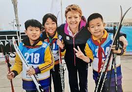 梁祖堯 hair by salon trinity @ jo lam、jaden.r/makeup by kathy chow、lauren lee/style by yee li/clothes by scotch & soda、o.n.s. Countdown To Beijing 2022 Sarah Lewis China Leading Way To Winter Sports Participation Xinhua Line Today