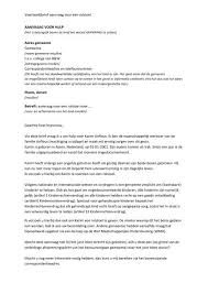 Voorbeeldbrief Aanvraag Rolstoel Ilegaalkind