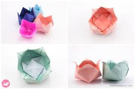 It is diy mini notebook time again! Origami Flowers
