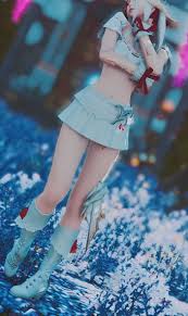 ballerina eorzea collection glamour fashion peach