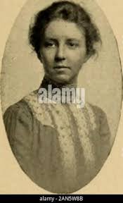 Class of 1902 Classbook . Alice Edith EgbertLloyd Place, Montclair, N. J..  Emily Morgan DuntonHollis, Long Island, N. Y Stock Photo