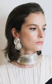 Juju Vera Stella-Plated Earrings in White