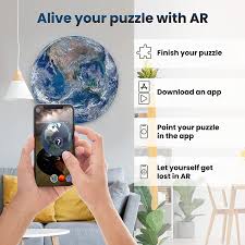 Create and share puzzles using your own photos. Buy Wooden Jigsaw Puzzles For Adults Earth Planet Unique Round Puzzles 3in1 Jigsaw Puzzle Ar Game Wall Decor Gift For Travel Lover Easy 11 8 Online In Usa B08z7k9zw8