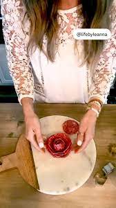 How To Make A Salami Rose Pinterest