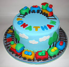 I placed the cones on the cake by pressing them gently into the icing. 2 Year Birthday Cake The Cake Boutique