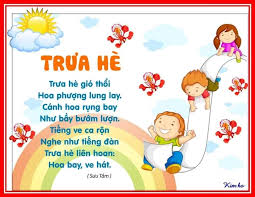 Những bài thơ hay về mùa hè,... - Trường mầm non Ước Mơ Nhỏ ...