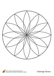 imprime et colorie ce dessin de rosace double dans coloriage rosaces on peut voir une forme geometrique q en 2021 mandala a colorier page personne vierge