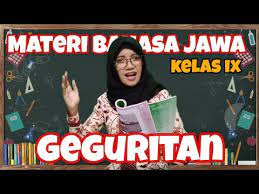 Materi pai smp kelas ix semester 1. Materi Bahasa Jawa Kelas 9 Geguritan Smp Negeri 1 Sayung Youtube