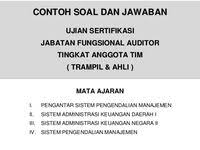 Maybe you would like to learn more about one of these? Contoh Soal Dan Jawaban Ujian Sertifikasi Jabatan Fungsional Auditor Peranti Guru