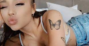 Ariana grande bee tattoo arianagrande beetattoo dainty. Ariana Grande Has Like A Lot Of Tattoos