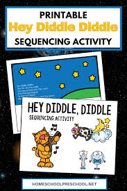 We are a family owned preschool that proudly we also provide indoor gross motor activities when weather does not allow us to explore outside. Hey Diddle Diddle Printable Sequencing Pictures