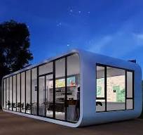 Prefab Apple Cabin House – Mobile Smart Homestay or Lounge Capsule for Rest  and Travel