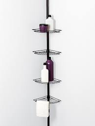 Zenna Home 2114hb Tension Corner Pole Caddy Oil Rubbed Bronze Corner Shower Caddy Oil Rubbed Bronze Rubbed Bronze