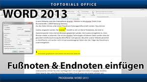 Word magically renumbers any remaining footnotes or endnotes. Fussnoten Und Endnoten Hinzufugen In Word Youtube