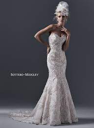 Zinnia By Sottero And Midgley Wedding Dresses Lace Fit And Flare Wedding Dress Wedding Dresses Mermaid Bling