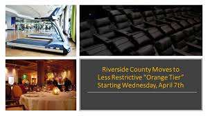 Read more the tier 3 covid lockdown rules explained the tier 2 covid lockdown rules explained what tier are you in? Riverside County Moves To Less Restrictive Orange Tier On Wednesday April 7 Discover Cathedral City