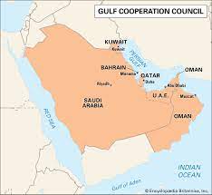 Map of the persian gulf, middle east. Gulf Cooperation Council History Member Countries Purpose Summits Britannica